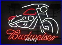 Motorcycles Motor Garage Auto Beer 20x16 Neon Light Sign Lamp Wall Decor Bar