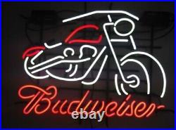 Motorcycles Motor Garage Auto Beer 20x16 Neon Light Sign Lamp Wall Decor Open