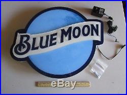 NEW Blue Moon Neo LED Opti Neon Beer Sign bar light Man Cave Bar Classic Craft