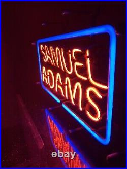 Neon Beer Sign VINTAGE 1980s Original Samuel Adams