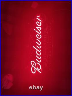 Neon Budweiser millennium Sign (36inW)