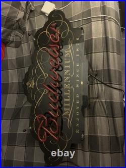Neon Budweiser millennium Sign (36inW)