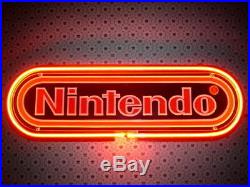 Neon Light NINTENDO Beer Bar Pub Store Party Gameroom Wall Decor Signs Gift