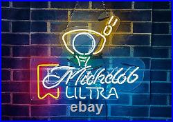 Neon Light Sign Lamp For Michelob Ultra Beer 20x16 Acrylic Golf Wall Decor