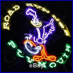 Neon Sign Light ROAD RUNNER PLYMOUTH Pub Bar Beer Vintage Bistro Patio