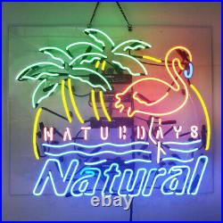 Neon Signs Gift Natural Light Beer Bar Pub Store Room Wall Windows Display 24x20