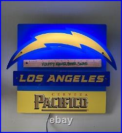 New Animated Pacifico Chargers Beer LED Iconic Sequencing Sign Not Neon
