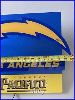 New Animated Pacifico Chargers Beer LED Iconic Sequencing Sign Not Neon