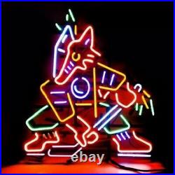 New Arizona Coyotes Neon Light Sign 24x20 Lamp Poster Real Glass Beer Bar