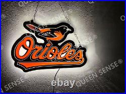 New Baltimore Orioles Beer LED Neon Sign 14 Light Lamp Windows Wall Decor