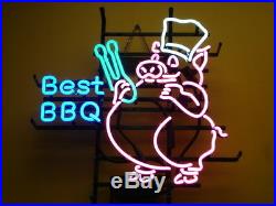 New Best BBQ Bar Beer Neon Sign 17x14