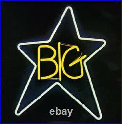 New Big Star Neon Light Sign 17x14 Beer Bar Lamp Artwork Decor Glass Windows