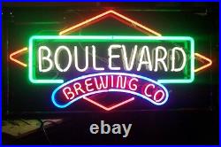 New Boulevard Brewing Co Beer Bar Decor Artwork Neon Sign 24x20