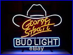 New Bud Light George Strait Beer Neon Sign 17x14
