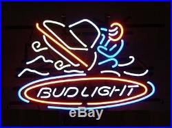 New Bud Light Snowmobile Beer Lager Handmade Neon Light Sign 19x15