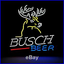 New Busch Beer Deer Bar Pub Man Cave Neon Light Sign 17x14