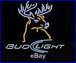 New Busch Light Deer Beer Bar Lamp Neon Sign 20x16