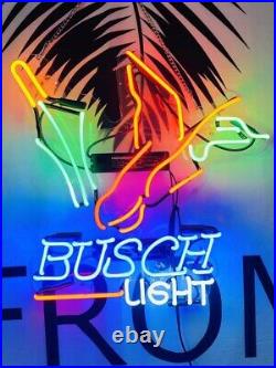 New Busch Light Flying Duck Acrylic 17x16 Neon Sign Light Lamp Beer Bar Decor