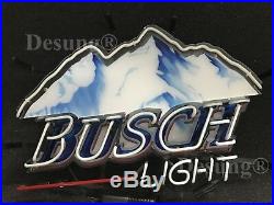New Busch Light Mountain Beer Neon Light Sign 19 HD Vivid Printing Technology