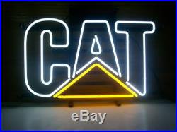 New Caterpillar Cat Beer Bar Neon Sign 19x15