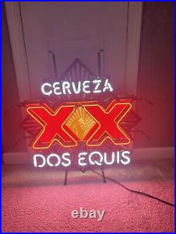 New Cerveza XX Dos Equis Neon Sign Beer Bar Pub Gift Light 17x14