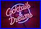 New-Cocktails-And-Dreams-Neon-Light-Sign-Beer-Cave-Gift-Bar-Real-Glass-01-gihg