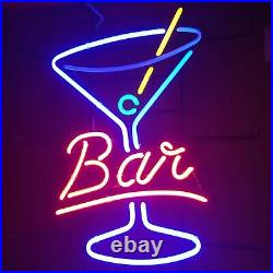 New Cocktails And Dreams Neon Light Sign 17"x14" Beer Cave Gift Bar Real Glass