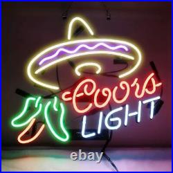 New Coors Light Cayenne Cushaw Acrylic 20x16 Neon Light Sign Lamp Bar Beer