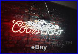 New Coors Mountain Beer Neon Light Sign 19 HD Vivid Printing Technology