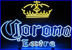 New Corona Extra Crown Beer Bar Neon Sign 24x20 Ship From USA