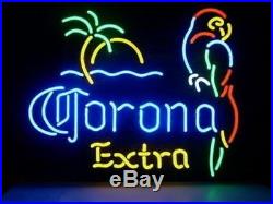 New Corona Extra Parrot Beer Bar Neon Light Sign 17x14