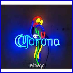 New Corona Extra Parrot Neon Light Sign 12x12 Acrylic Beer Lamp Wall Glass