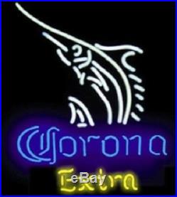 New Corona Extra Swordfish Sailfish Beer Neon Sign 20x16