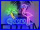 New-Corona-Flamingo-Palm-Tree-17x14-Acrylic-Neon-Lamp-Light-Sign-Beer-Bar-01-or