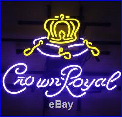 New Crown Royal Whiskey Beer Pub Bar Neon Sign 17x14
