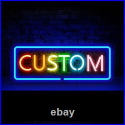 New Custom Made Neon Sign Light 20x16 Lamp Beer Wall Glass Bar Decor