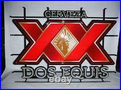 New DOS Equis XX Imported Cerveza Beer Bar Pub Light Lamp LED Neon Sign 39x27