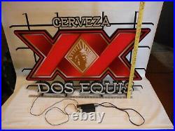 New DOS Equis XX Imported Cerveza Beer Bar Pub Light Lamp LED Neon Sign 39x27