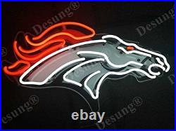 New Denver Broncos Beer Bar Neon Light Sign 19 HD Vivid Printing Technology