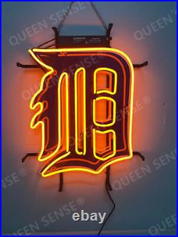 New Detroit Tigers Beer Bar Pub Light Lamp Neon Sign 20 With HD Vivid Printing