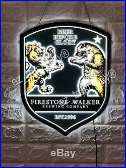New Firestone Walker Brewing Beer Before Glory Logo 3D LED Neon LIght Sign 17