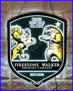 New Firestone Walker Brewing Company 3D LED Neon Light Sign 17 Beer Bar Lamp