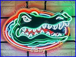 New Florida Gators Aligators Beer Bar Lamp Neon Light Sign 19 HD Vivid Printing