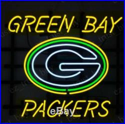 New GREEN BAY PACKERS Beer Neon Light Sign 19x15