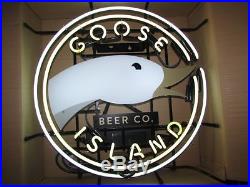 New Goose Island Beer Bar Neon Light Sign 20x16 Ship From USA
