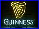 New-Guinness-Harp-Neon-Light-Sign-17x14-Beer-Cave-Gift-Bar-Real-Glass-01-iinm