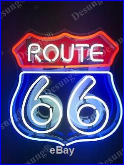 New Historic Route 66 Mother Road Beer Neon Light Sign 20x16 HD Vivid Printing