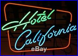 New Hotel California Country Music Beer Neon Light Sign 17x14