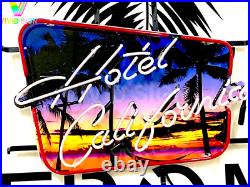 New Hotel California Lamp Neon Light Sign 20x15 With HD Vivid Printing