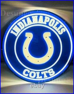 New Indianapolis Colts 3D LED Neon Light Sign Lamp 16 Beer Bar Wall Decor